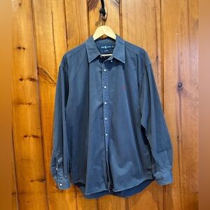 Polo Ralph Lauren Blake Long Sleeve Button Down Shirt - Navy Blue - Size XL